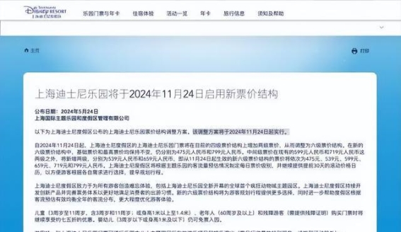 上海迪士尼门票调整：提前规划行程，畅游六级乐园
