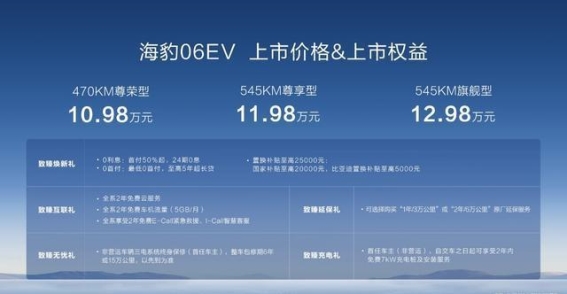 比亚迪海豹06EV上市售价亲民，智能驾驶和续航表现出众