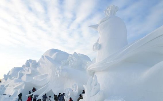 冰雪中的梦与传奇——第37届太阳岛国际雪雕艺术博览会试开园记