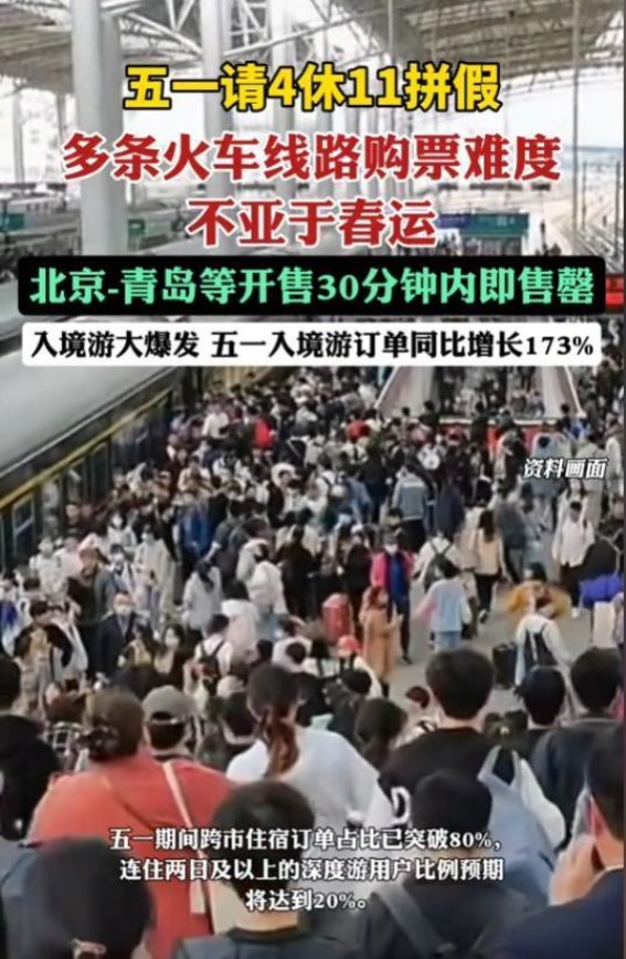 五一假期旅游热潮：拼假成新趋势，长途旅行与跨市住宿激增