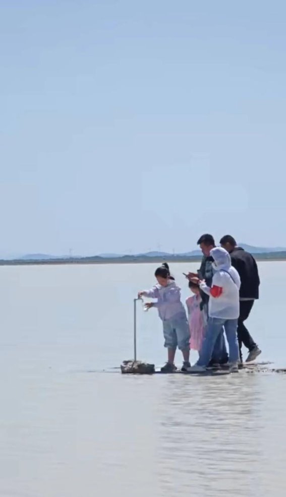 内蒙古“牛奶湖”真相揭晓：水龙头流牛奶并非湖水，游客排队接奶大揭秘