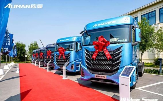 欧曼银河5燃气车引领河北运输行业突破高效节气新瓶颈