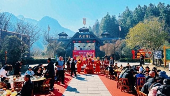 安徽天堂寨打猪衁 品味年味的传统盛宴