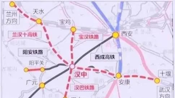 陕西地级市铁路枢纽格局大变：宝鸡走向衰退，汉中安康迎来崛起