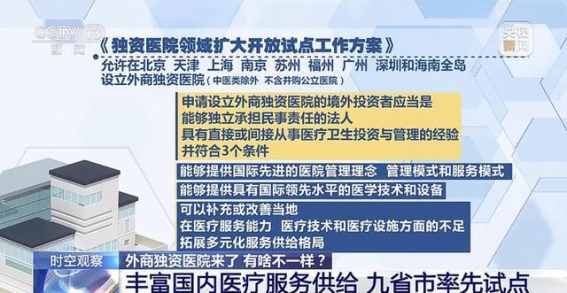 外商独资医院的到来，带来了哪些变化？探析三个关键问题