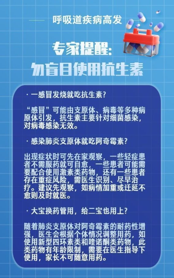 冬季儿童呼吸道疾病高发，专家提醒家长避免盲目用药