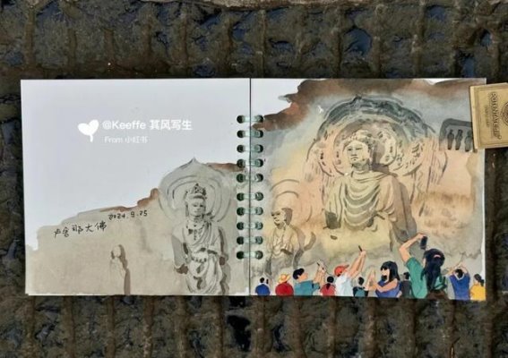 在龙门，做一个画画的baby